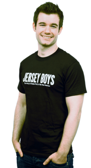 Jersey Boys the Broadway Musical - Black Logo T-Shirt 